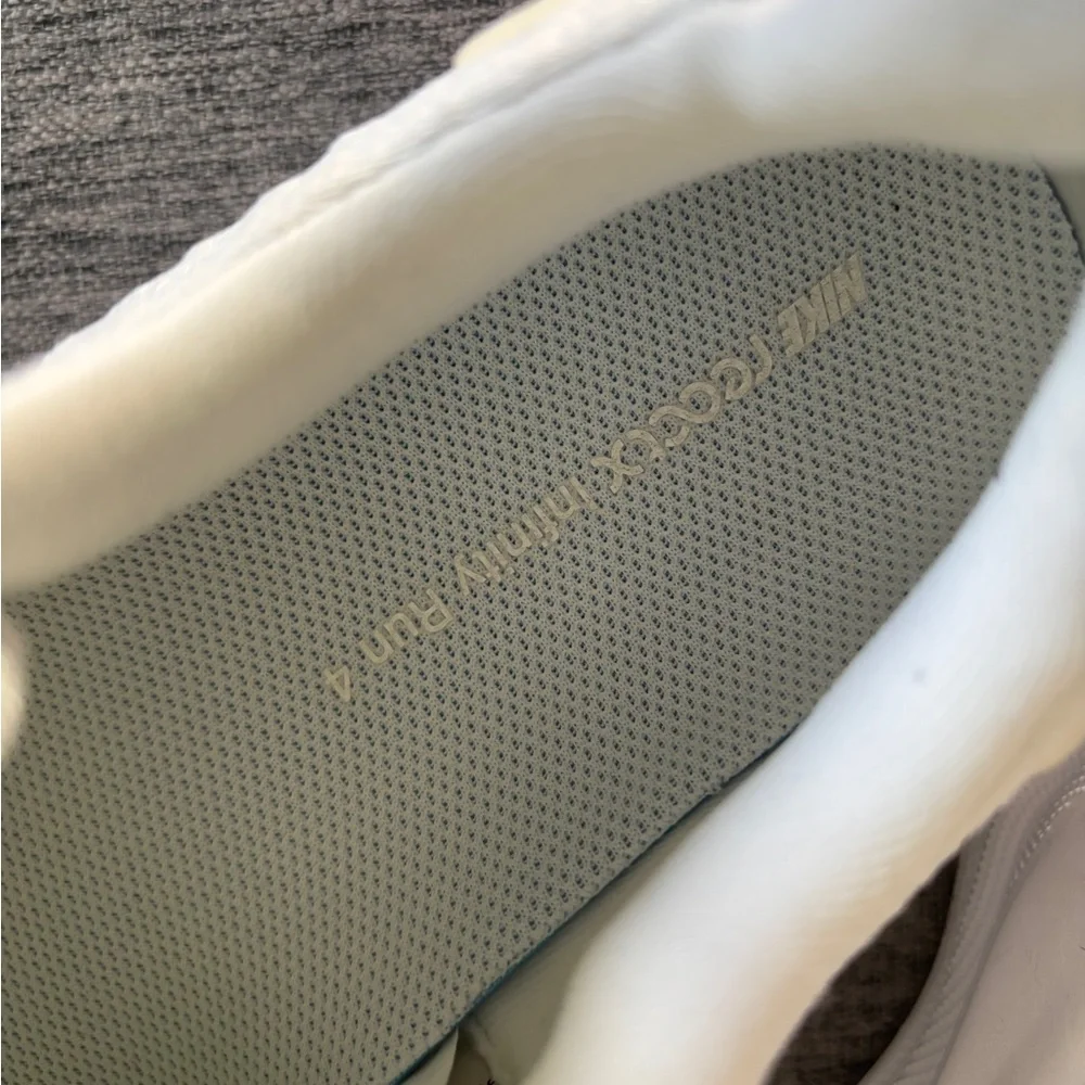 Nike Women's White Reactx Infinity Run 4 - Picture 9 of 9